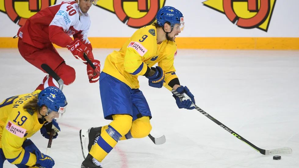 Kan Marcus Sörensen (vänster) och Adrian Kempe (höger) hjälpa Sverige till seger mot Belarus?