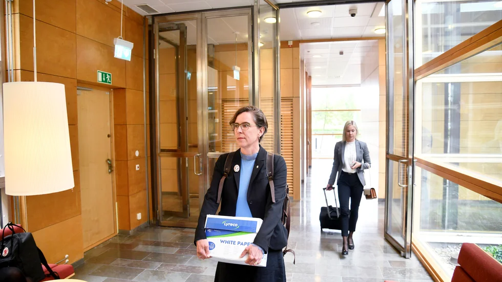 Kammaråklagare Helene Gestrin menar att den åtalade mamman ska dömas för mord.