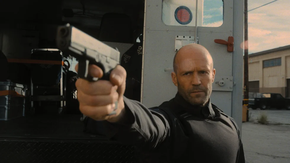 Jason Statham är tillbaka i en åktur fullpumpad av testosteron i "Wrath of man". Pressbild.