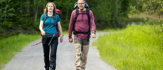Paret ska ta sig från Treriksröset till Strömstad – till fots