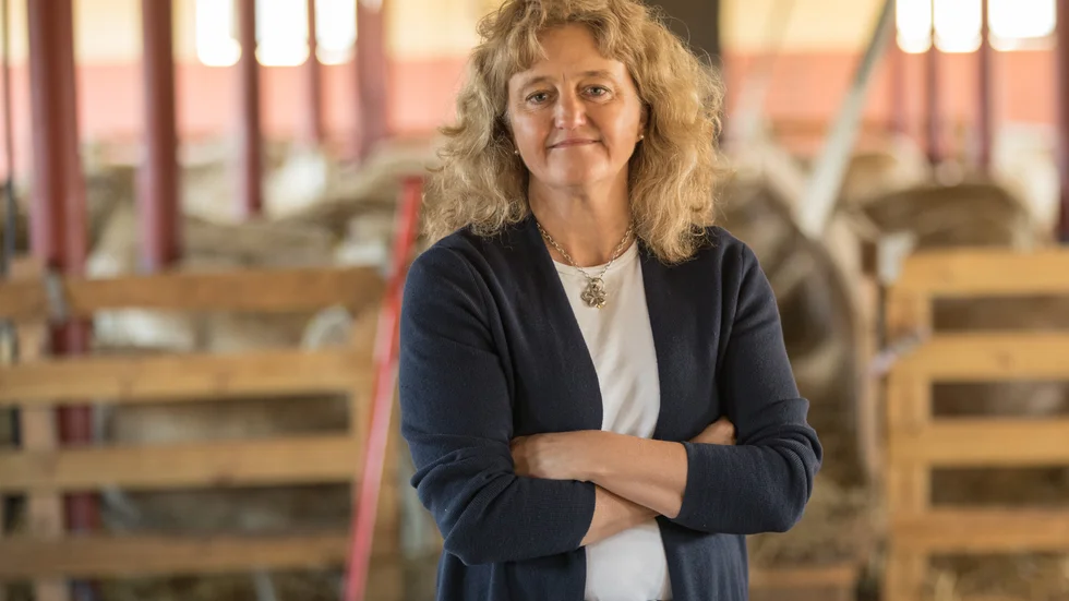 Anita Falkenek, vd för hållbarhetsmärkningen KRAV som är en ekonomisk förening ägd av 24 medlemsföretag och organisationer.