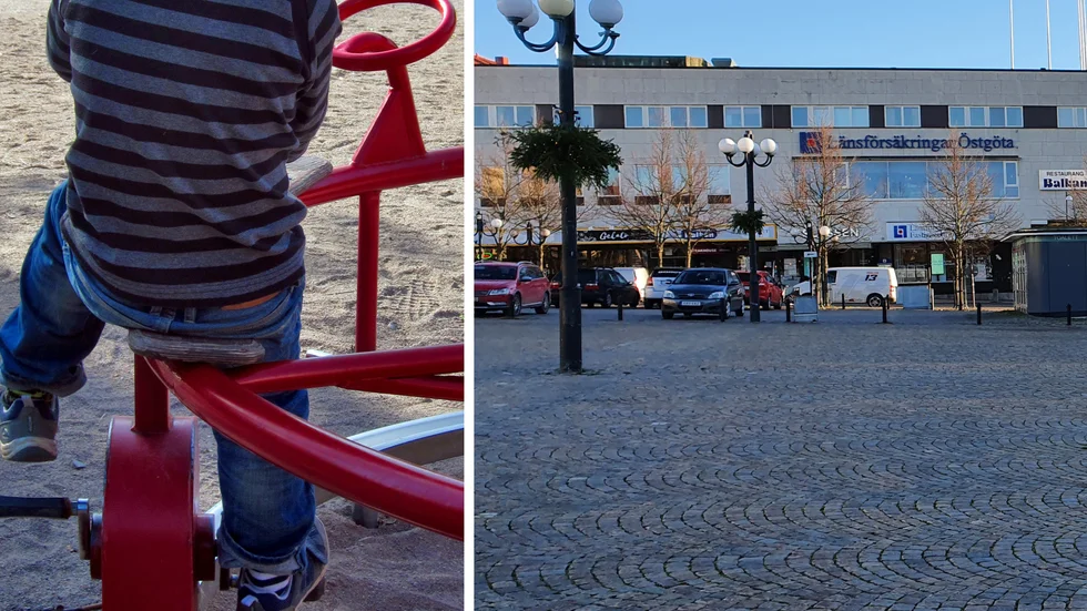 Kommunen gör en tillfällig uppdatering av Stora torget inför sommarsäsongen.
