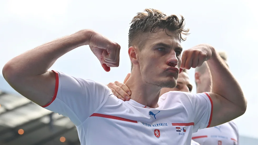 Patrik Schick gjorde EM:s snyggaste mål. Arkivbild.