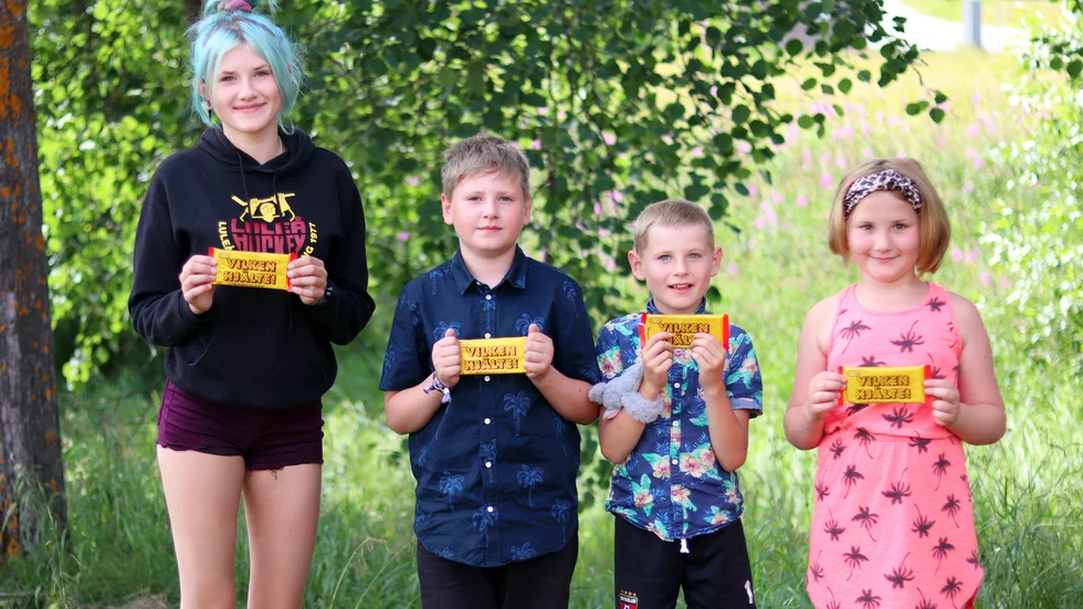 Cornelia Berglund, Edgar Berglund, Oliver Berglund och Svea Berglund