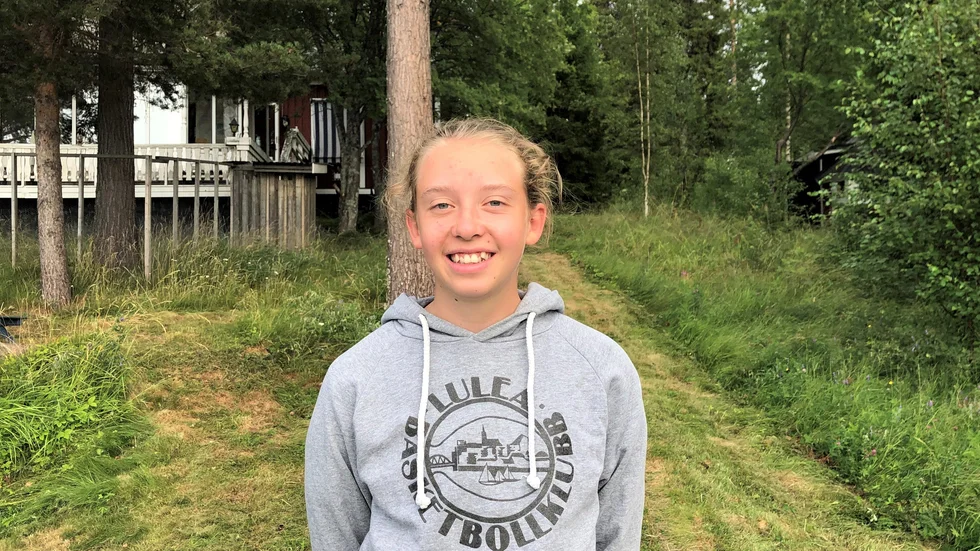Stina Degermark, 17 år, är glad över att hon snart för vaccinera sig. 