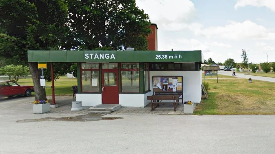 Stånga busstation.