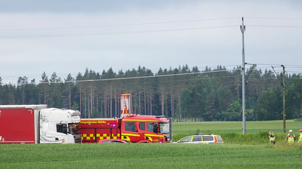 Olycka på riksväg 50