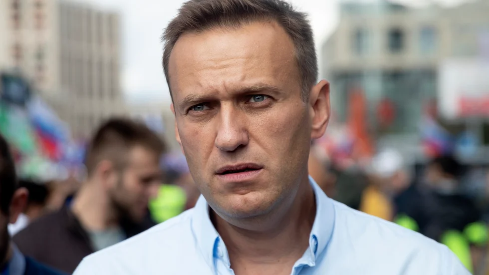 Aleksej Navalnyj vid en protest i Moskva 2019. Arkivbild.