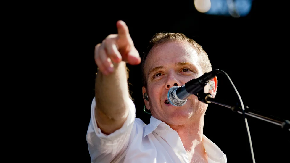 Stuart Murdoch i Belle and Sebastian. Arkivbild.