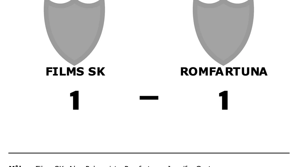 Films SK spelade lika mot Romfartuna