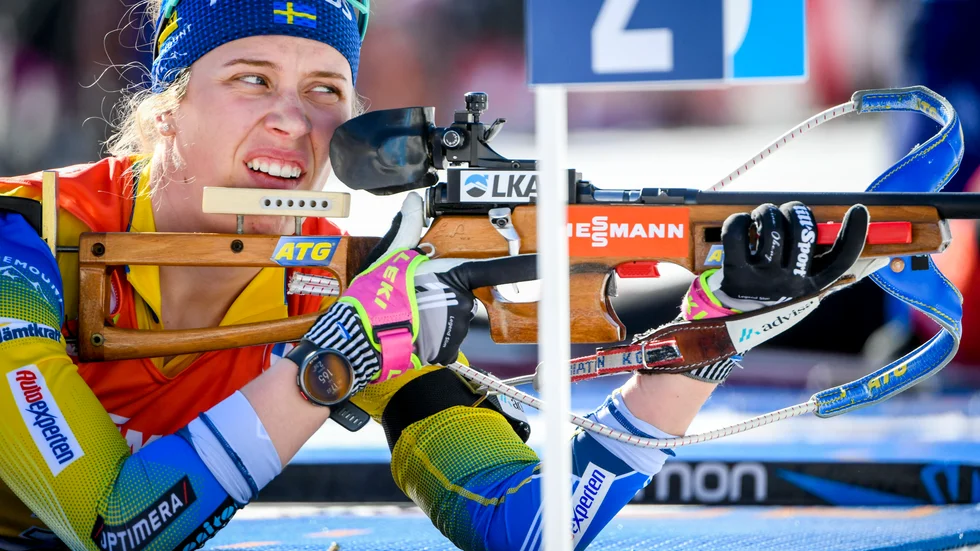 Elvira Öberg blev bästa svenska på en sjundeplats.