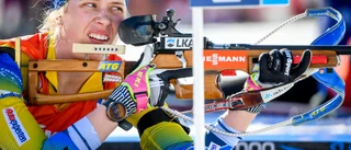Äntligen fullt skytte för Elvira Öberg