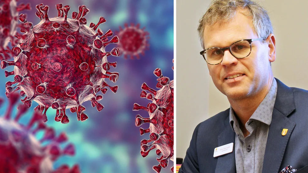 Bildningschef Johan Wernström meddelar att de följer händelseutvecklingen efter att flera elever konstaterats smittade.