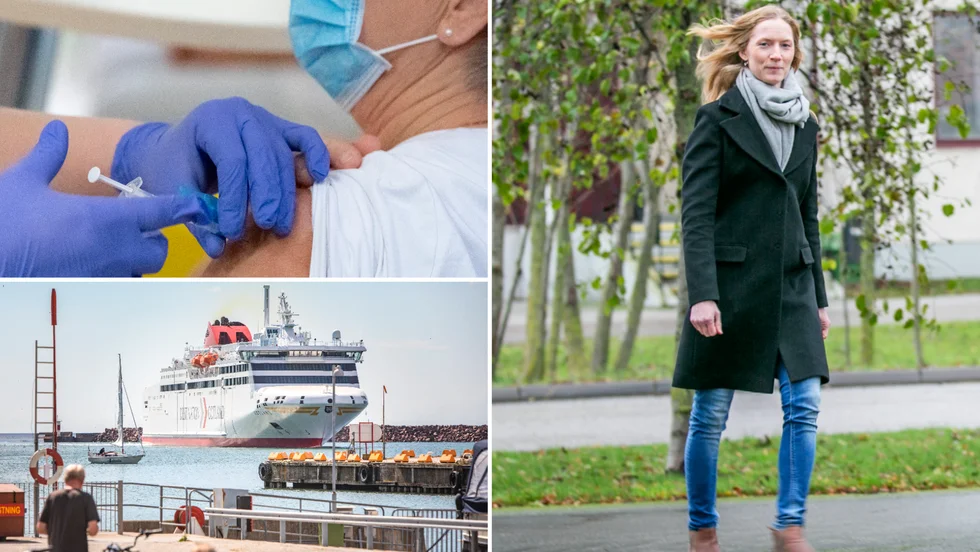 "Folkhälsomyndigheten har från början beaktat vår situation, därför har vi fått högre vaccintilldelning", säger Christine Senter.