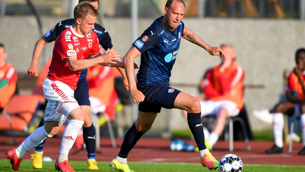 Efter förra årets skadeelände gjorde Andreas Granqvist comeback i Helsingborg i träningsmatchen mot Mjällby. Arkivbild.