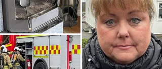 Glaset på kaminen exploderade i Borensbergsvillan