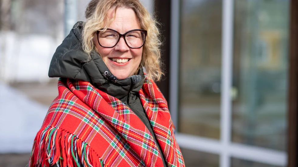 Anna-Karin Länta tog initativ till att samla in grejer till Ukraina.