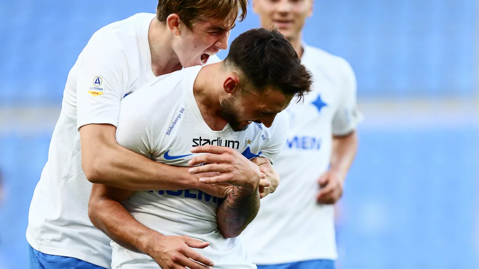 Sead Haksabanovic och Ìsak Bergmann Jóhannesson. 