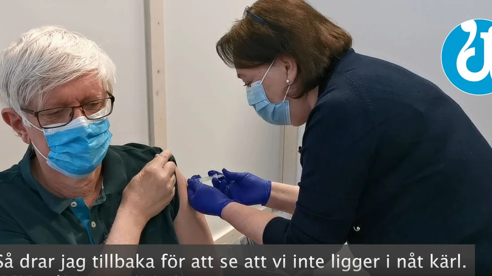 Johan Carlson fick Astra Zenecas vaccin.