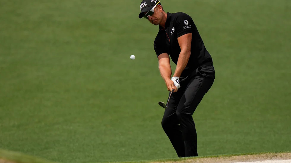 Henrik Stenson och lagkamraten Justin Rose har gått upp till en tredje plats i PGA-lagtävlingen Zurich Classic i New Orleans. Arkivbild.