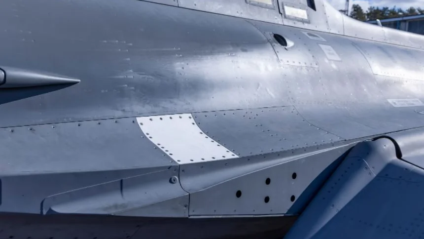 Saab har under en testflygning använt en 3D-printad reservdel. 