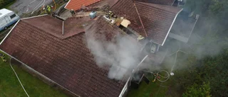 Räddningstjänsten kämpade mot brand i gruppbostad