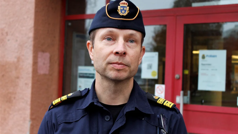 Mattias Granqvist, lokalpolisområdeschef i Motala.
