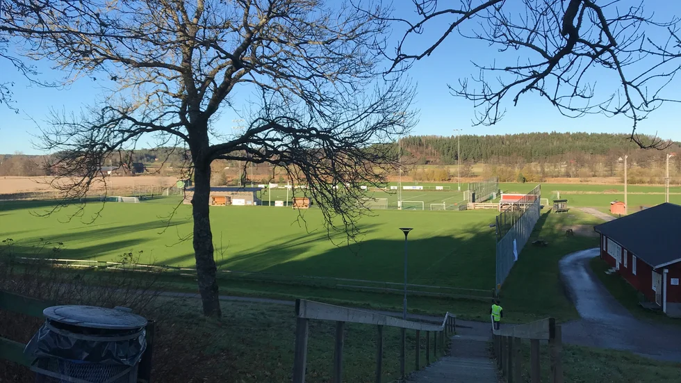 Häradsvallen mellan Trosa och Vagnhärad. Här går Motala AIF:s kamp för att ta sig till ettan vidare på lördagen.
