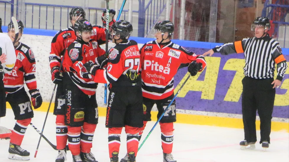Piteå Hockeys J20-lag vann lekande lätt borta mot Brooklyn. (Arkivbild)
