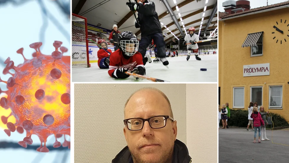 Ett befarat utbrott av Covid-19 bland barn och unga i Virserum har upptäckts. Det har fått VSGF och biosektionen, med Per-Olof Paulsson i spetsen, att ställa in verksamhet och under onsdagen hölls ett krismöte på den höstlovstomma skolan.
