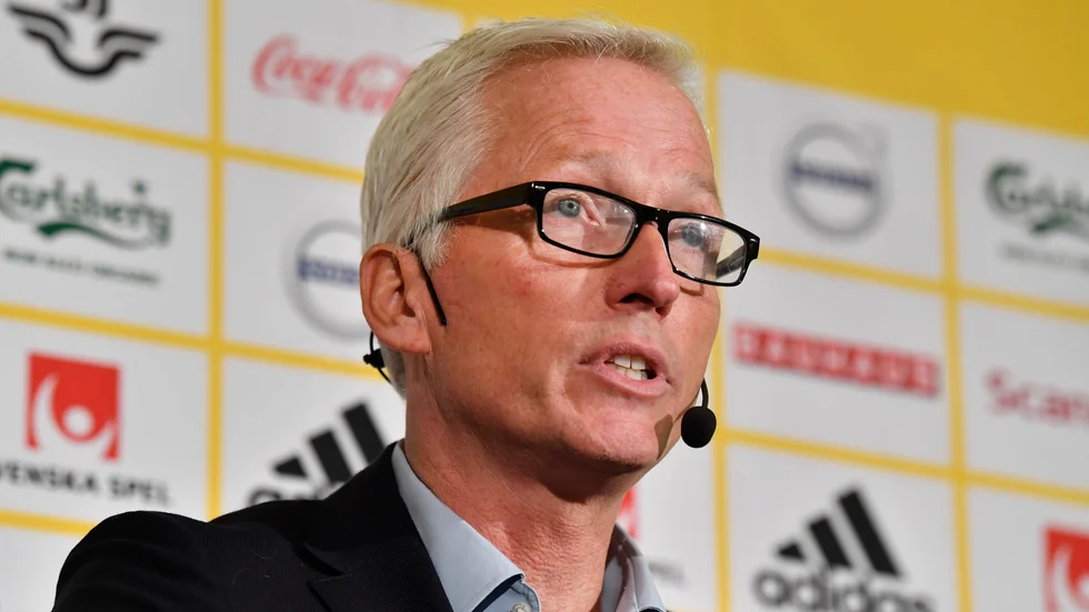 Fotbollförbundets generalsekreterare Håkan Sjöstrand är kritisk till gripandet av de norska journalisterna. Arkivbild.