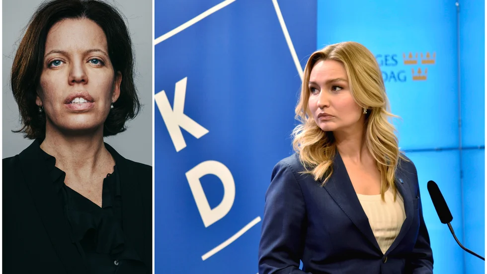 Petra Tötterman Andorff från Kvinna till Kvinna är kritisk till Kristdemokraternas och Ebba Buschs syn på jämställdhet.