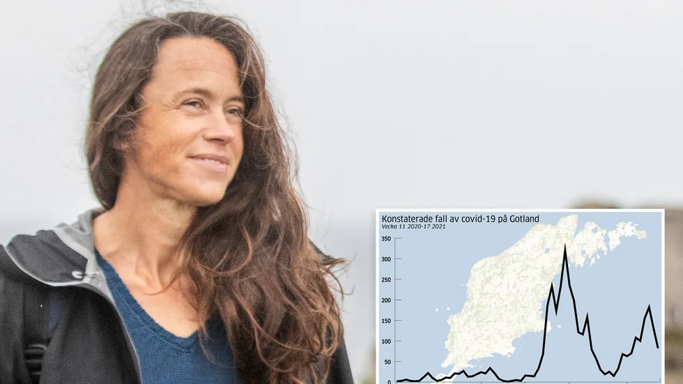 "Trenden till ett minskat antal fall håller i sig och det är väldigt glädjande", konstaterar smittskyddsläkare Maria Amér.
