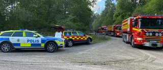 Förrådsbrand vid Rosenkällasjön