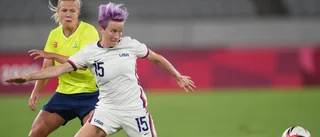 Rapinoe: "Sverige ett av världens bästa lag"