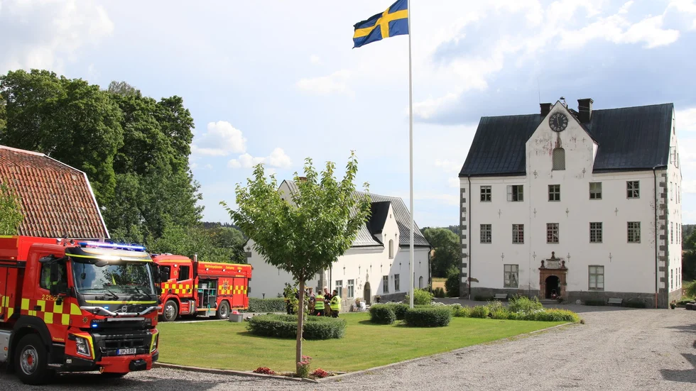 Under onsdagen utbröt en brand på Salnecke slott.