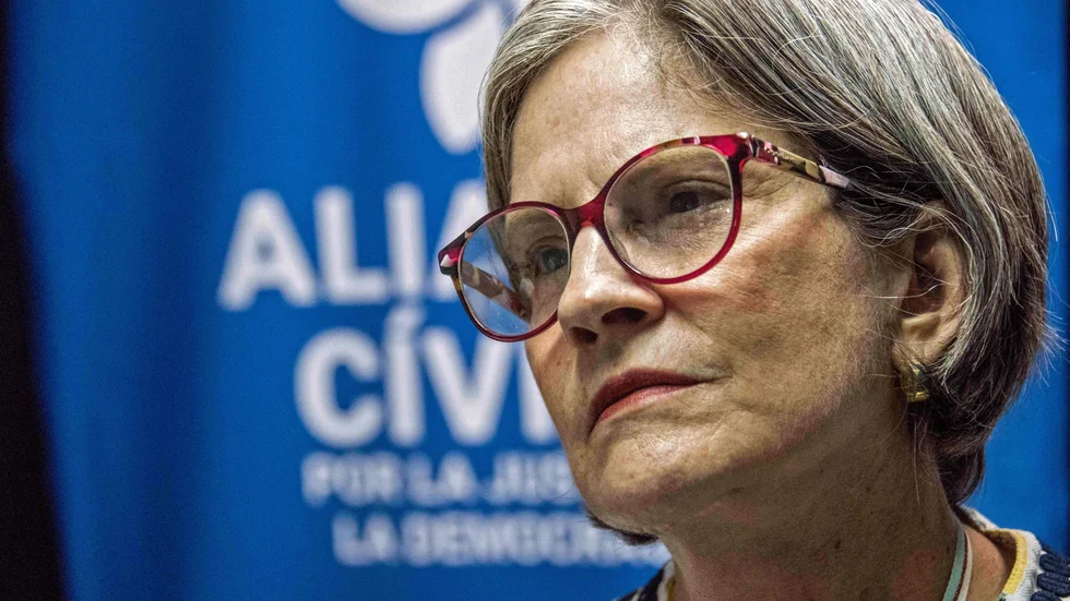 Oppositionsledaren Carmella Rogers. Arkivbild.