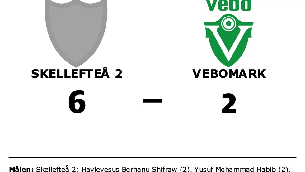 Skellefteå 2 vann mot Vebomark