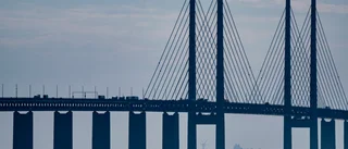 Man i vattnet upplockad vid Öresundsbron