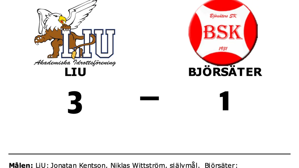 LiU vann mot Björsäter