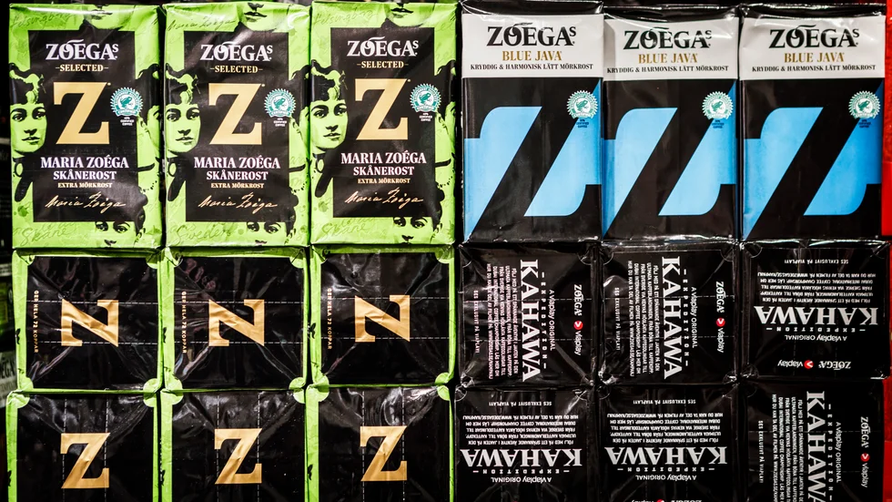 City Gross, Hemköp och Willys plockar tillfälligt bort produkter av Zoegas produkter. Arkivbild.