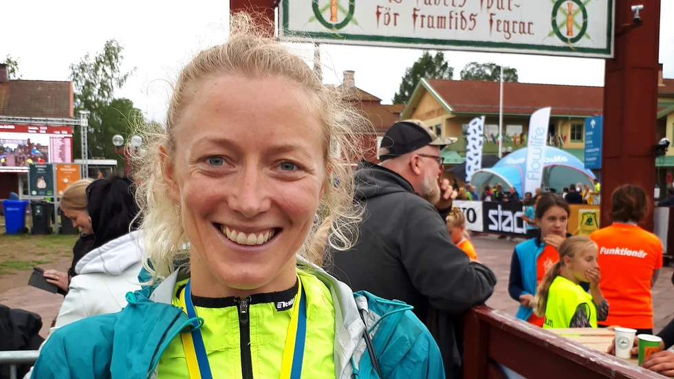 Stina Höglund blev bästa svenska i UltraVasan 90.