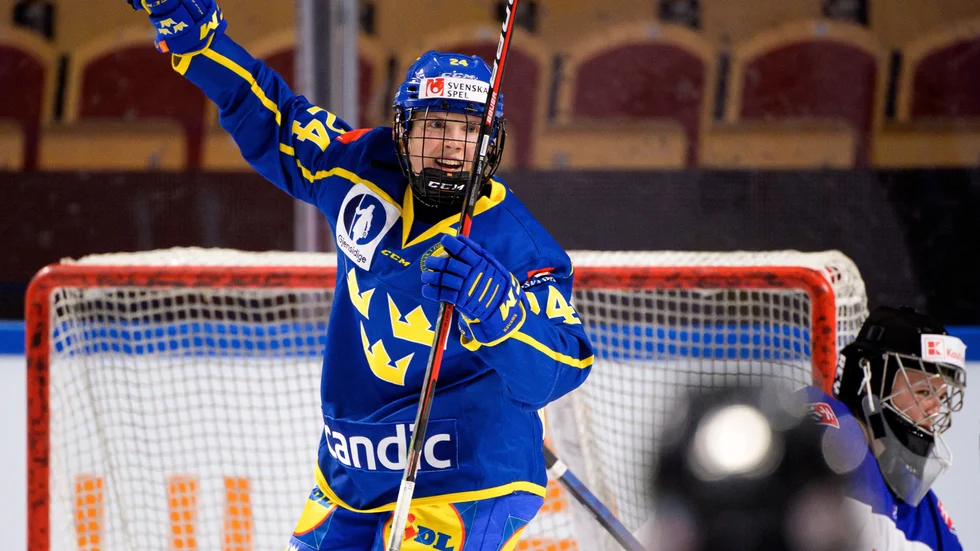 Felizia Wikner- Zienkiewicz och Damkronorna slog Slovakien i den första OS-kvalmatchen.