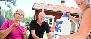 Familjefest i sommarvärmen