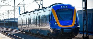 Stopp i tågtrafiken efter flygolyckan