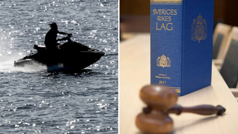 Vattenskoterföraren körde innanför bojarna och straffas nu med böter.