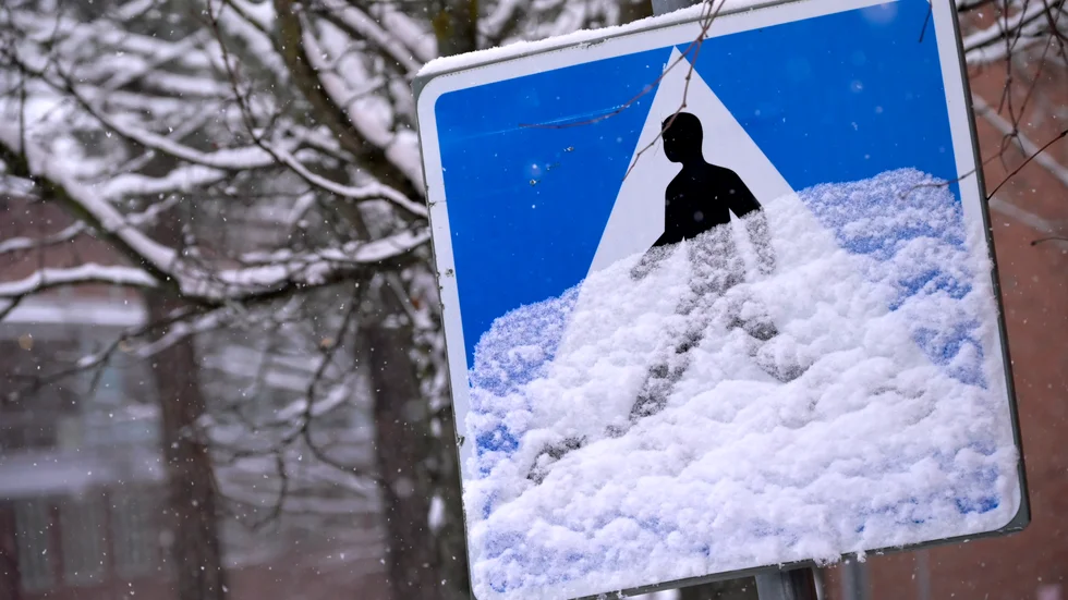 Det väntas snöa i Norrbotten under fredagen.