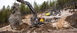 Hybrit varnar för fler sprängningar – en gång per dag