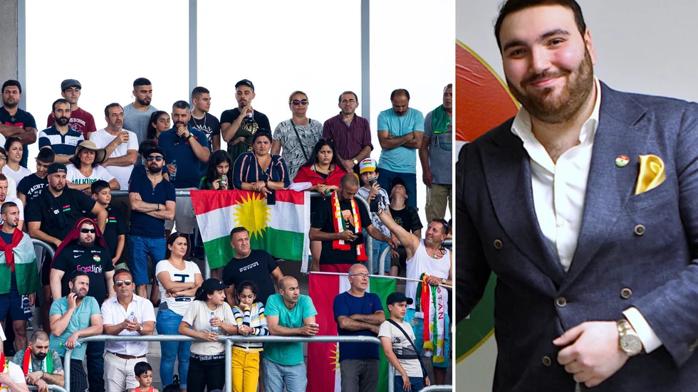 Dalkurds bolagsordförande Alan Dogan hoppas få se "fullt" på Dalkurds matcher när 500 åskådare släpps på i publik inom kort. Publikbilden från 2019. Arkivbild.