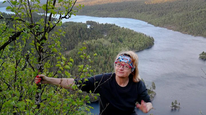 Maria Söderberg berättar att det kan dyka upp allt mellan en och hundra personer vid turerna. 